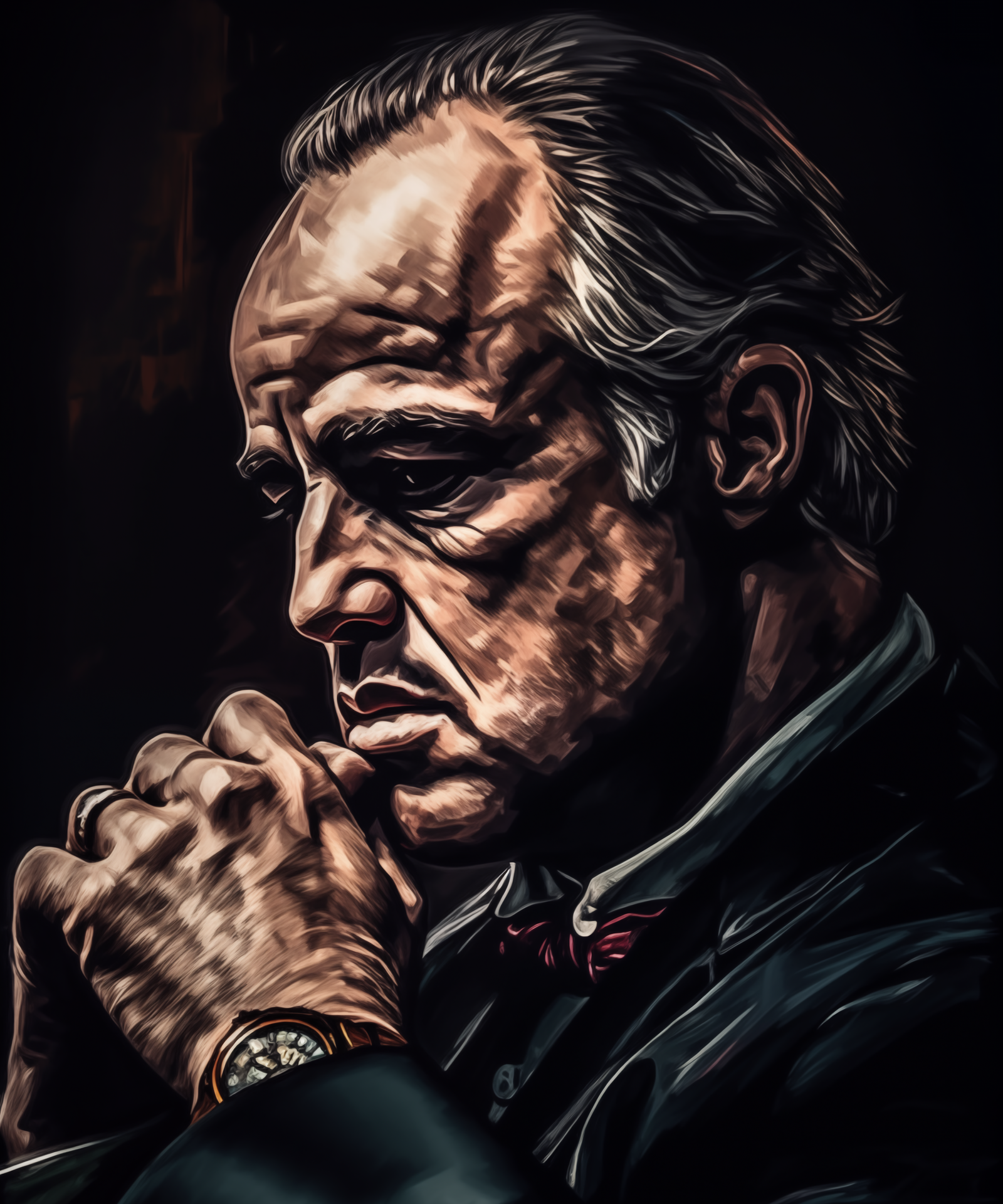 The Godfather: Vito Corleone Portrait