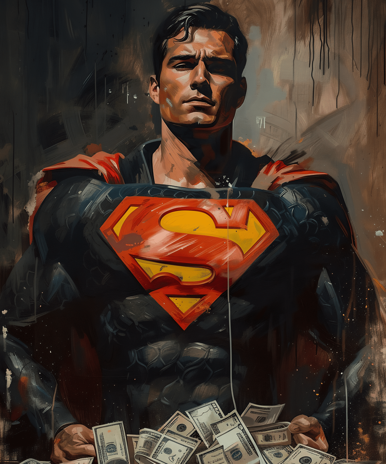 The Price of Power: Superman Art Print