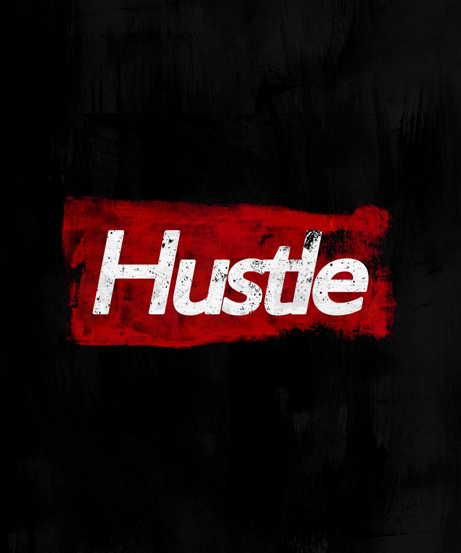 "Hustle" Motivational Art Print