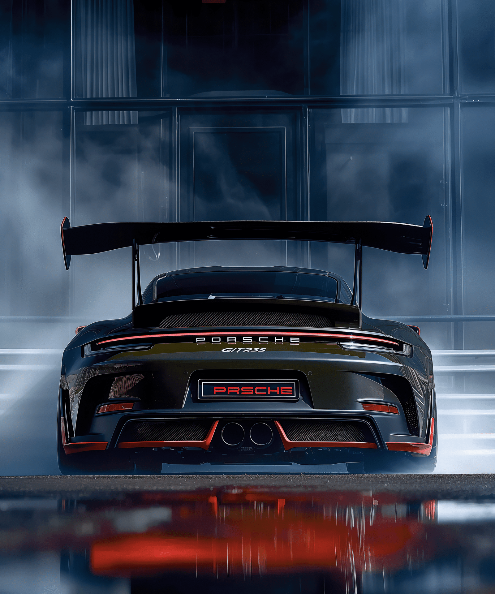 The Intimidator: Porsche 911 GT3 RS Art Print