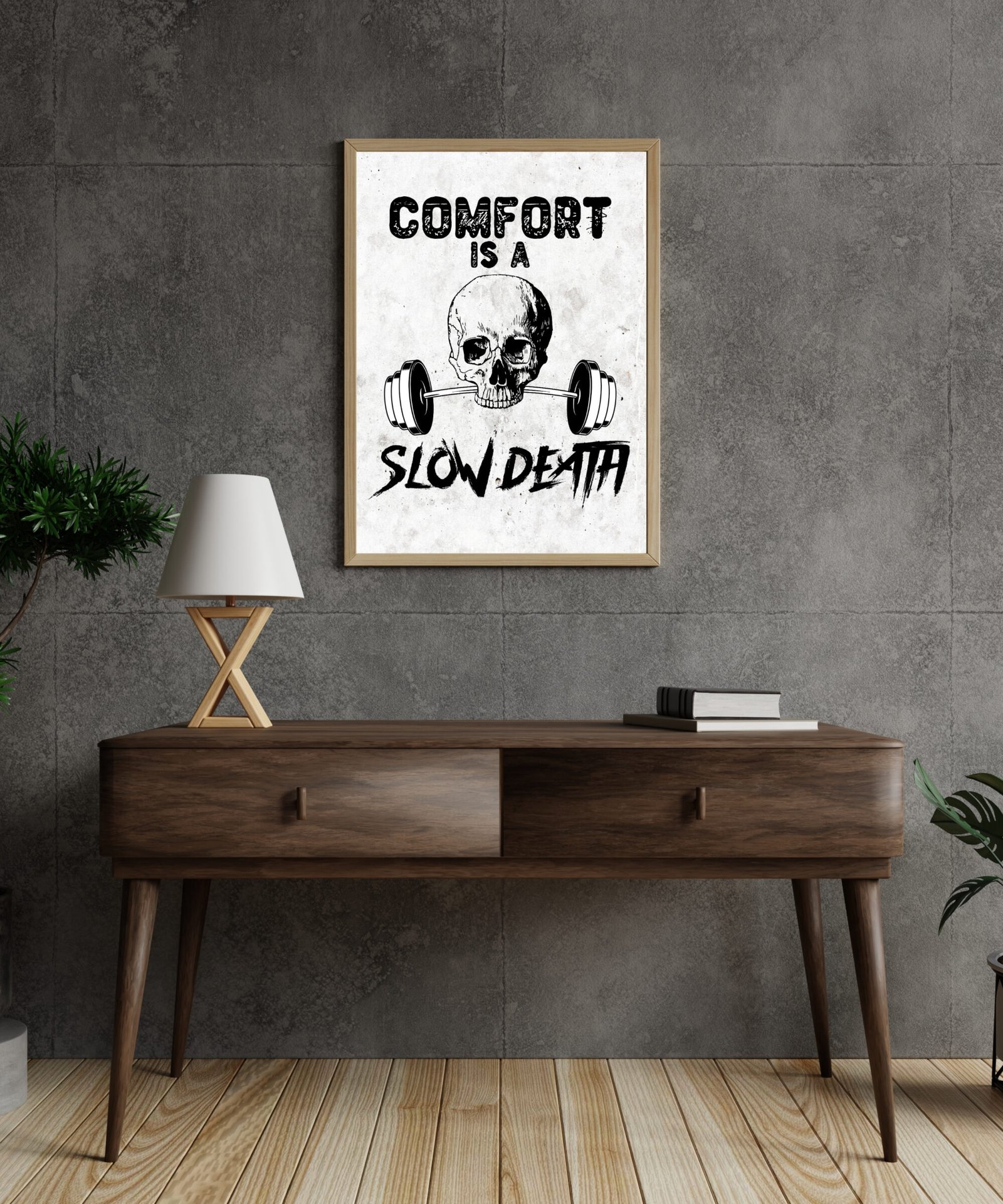 "Comfort Kills" Motivational Art Print - Image 4