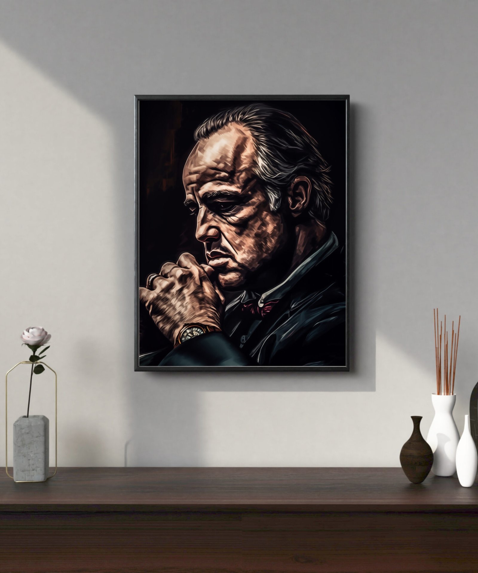 The Godfather: Vito Corleone Portrait - Image 2