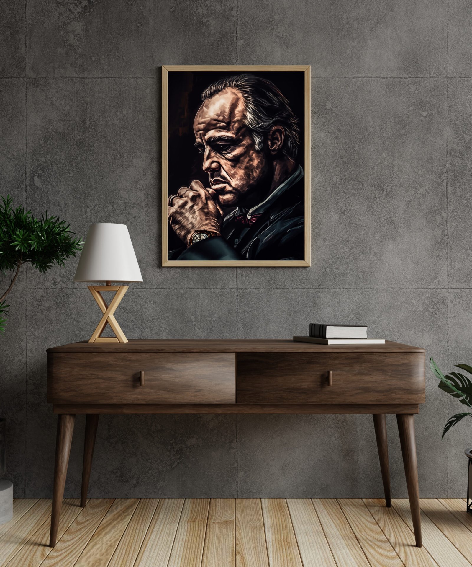The Godfather: Vito Corleone Portrait - Image 4