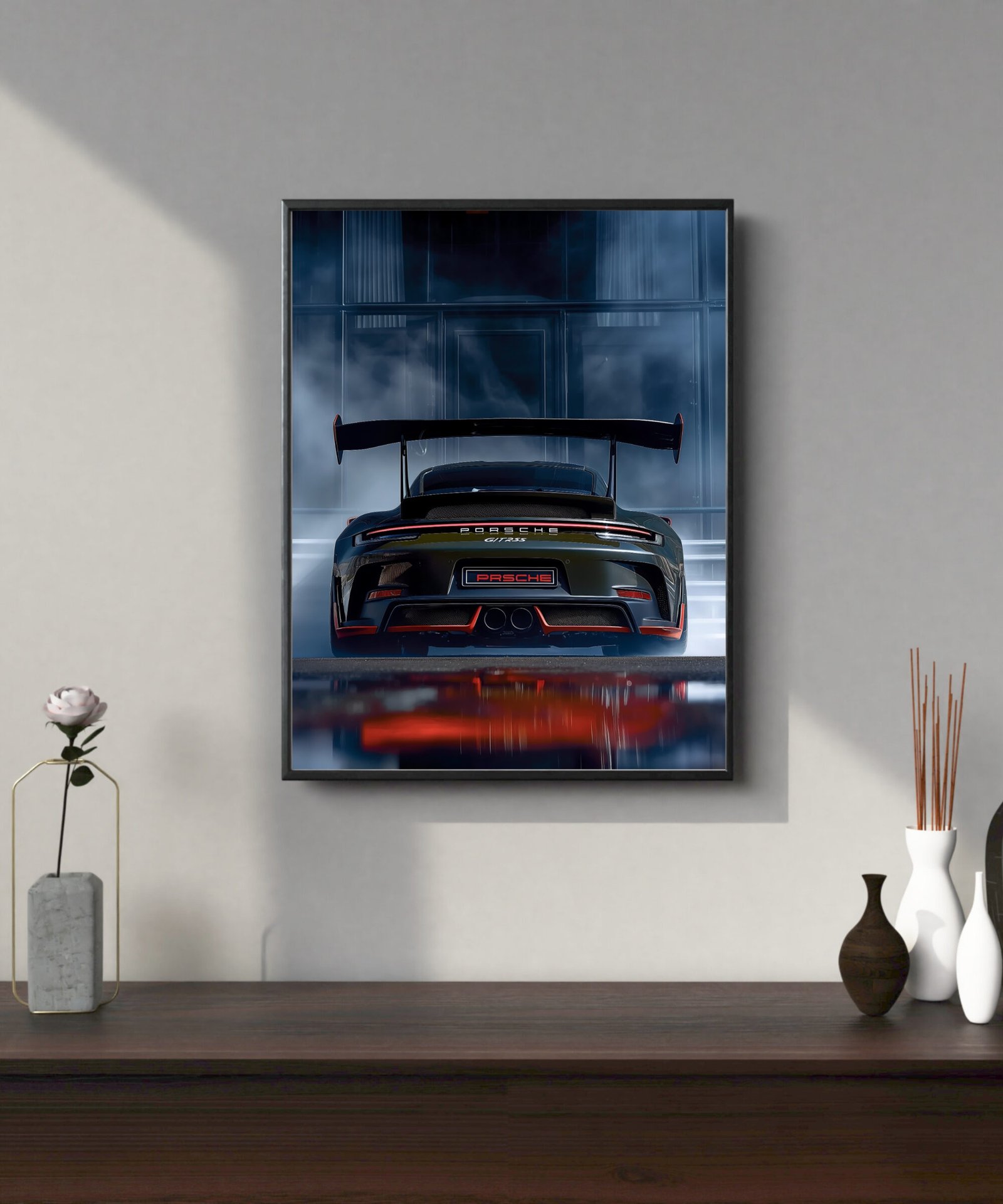 The Intimidator: Porsche 911 GT3 RS Art Print - Image 2