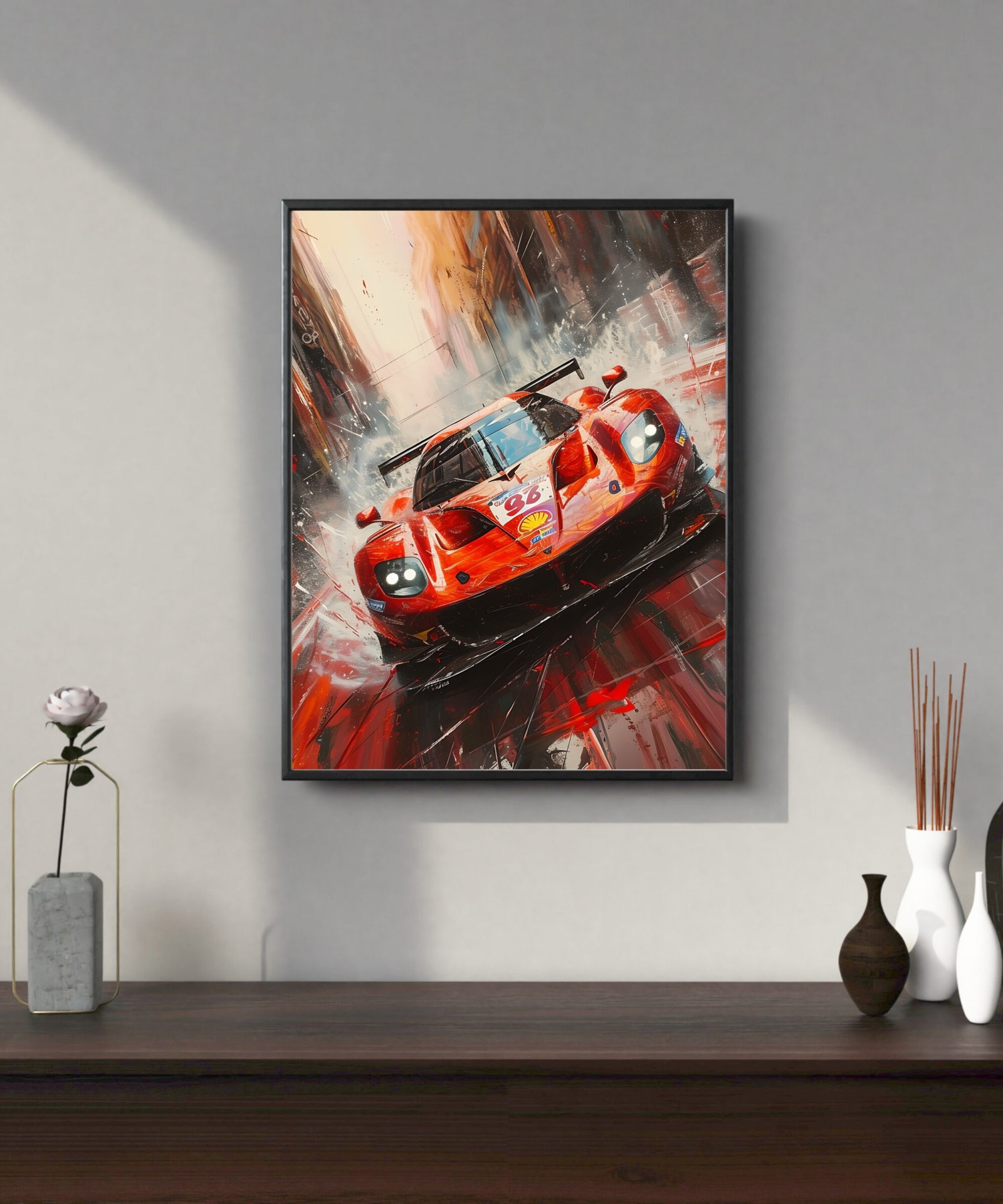 Rain Master: Endurance Racer Art Print - Image 2