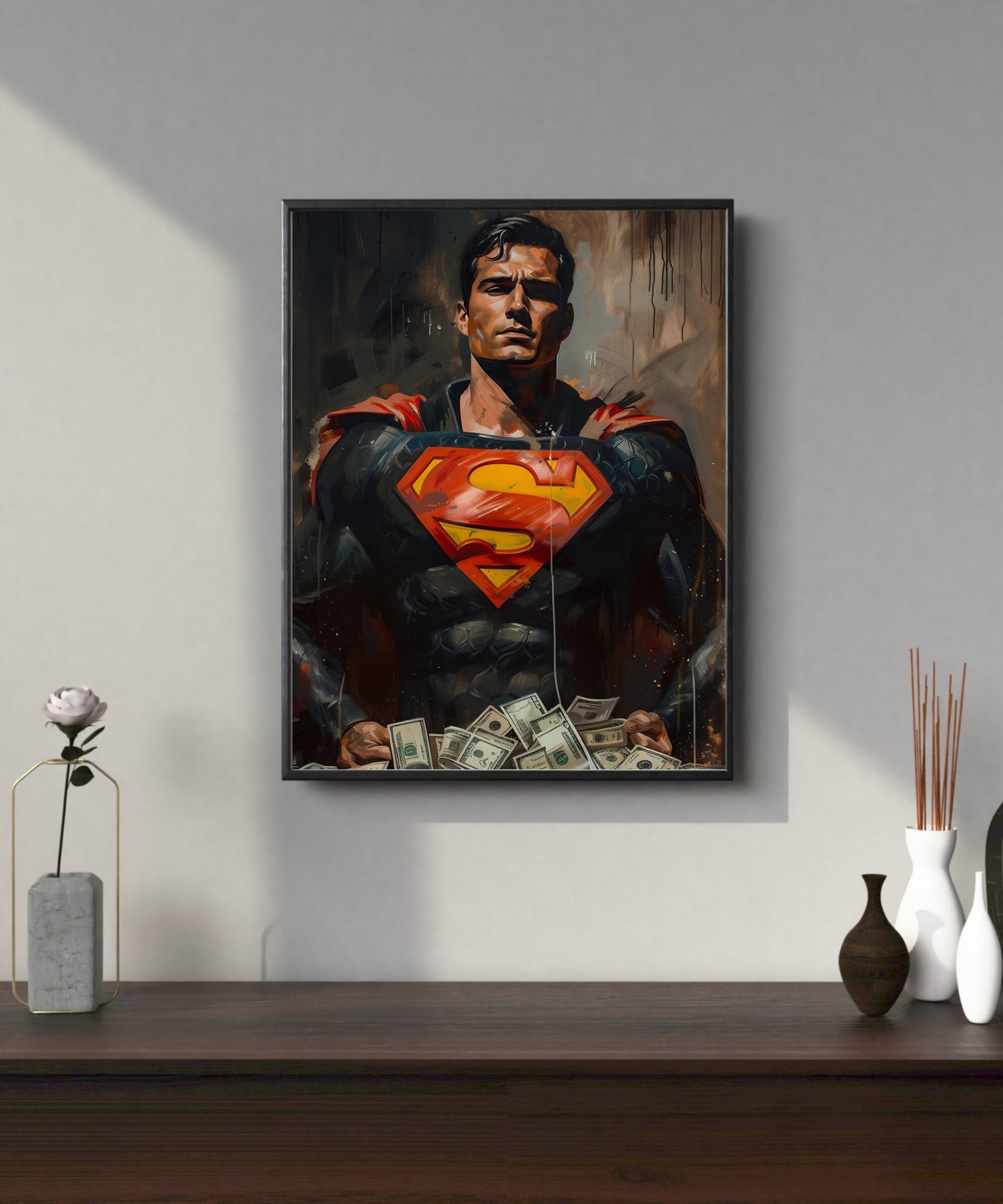 The Price of Power: Superman Art Print - Image 2