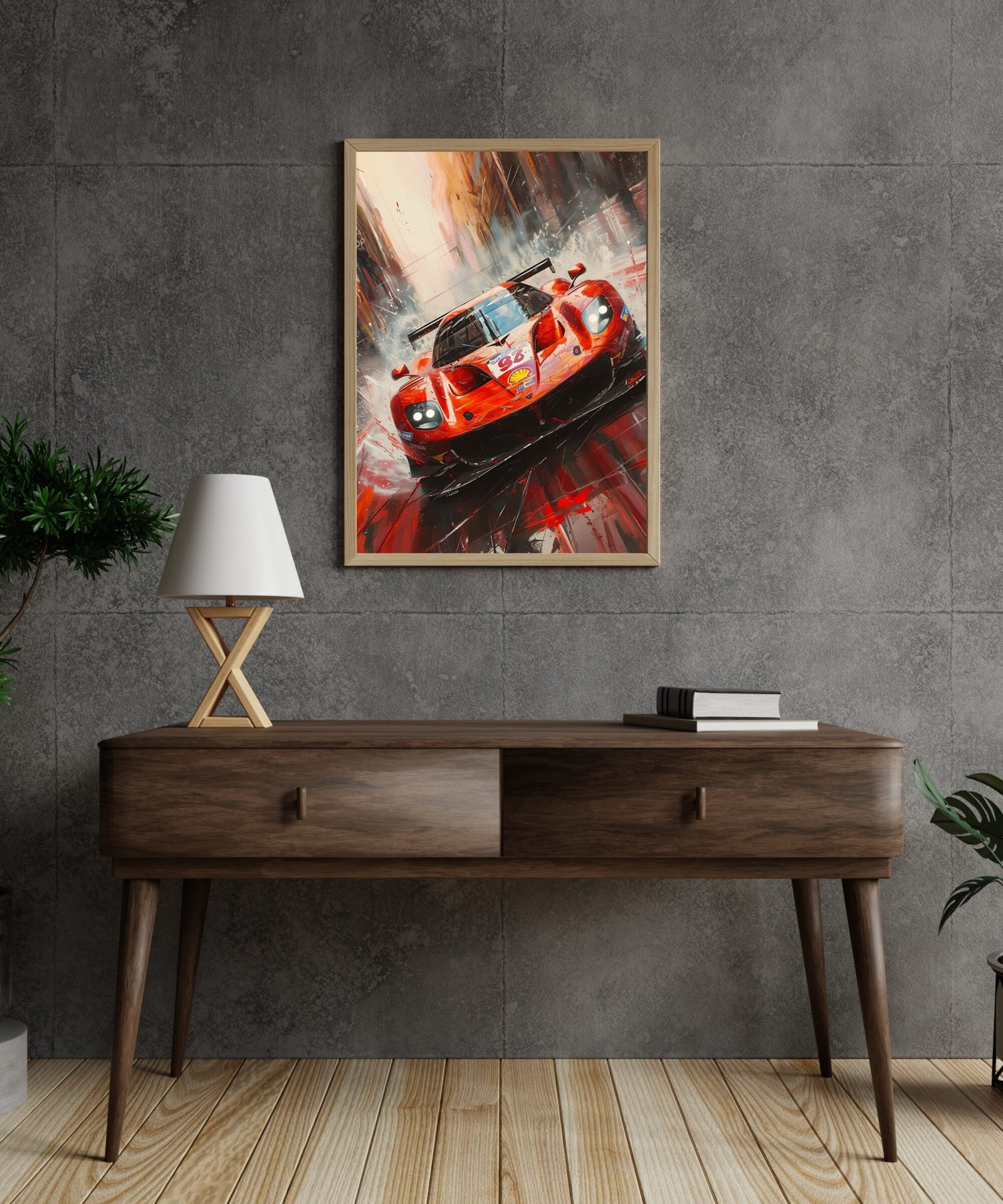 Rain Master: Endurance Racer Art Print - Image 4