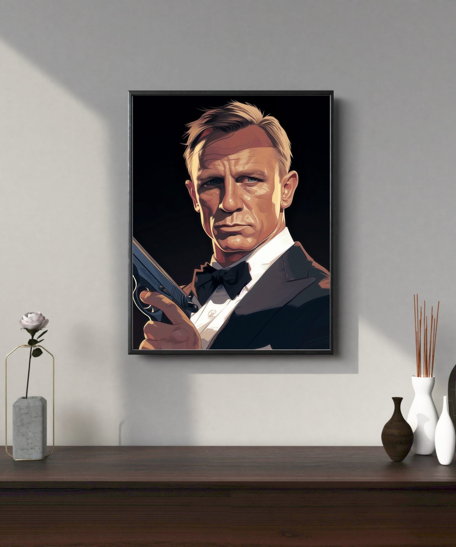 Shaken, Not Stirred: James Bond Art Print - Image 2