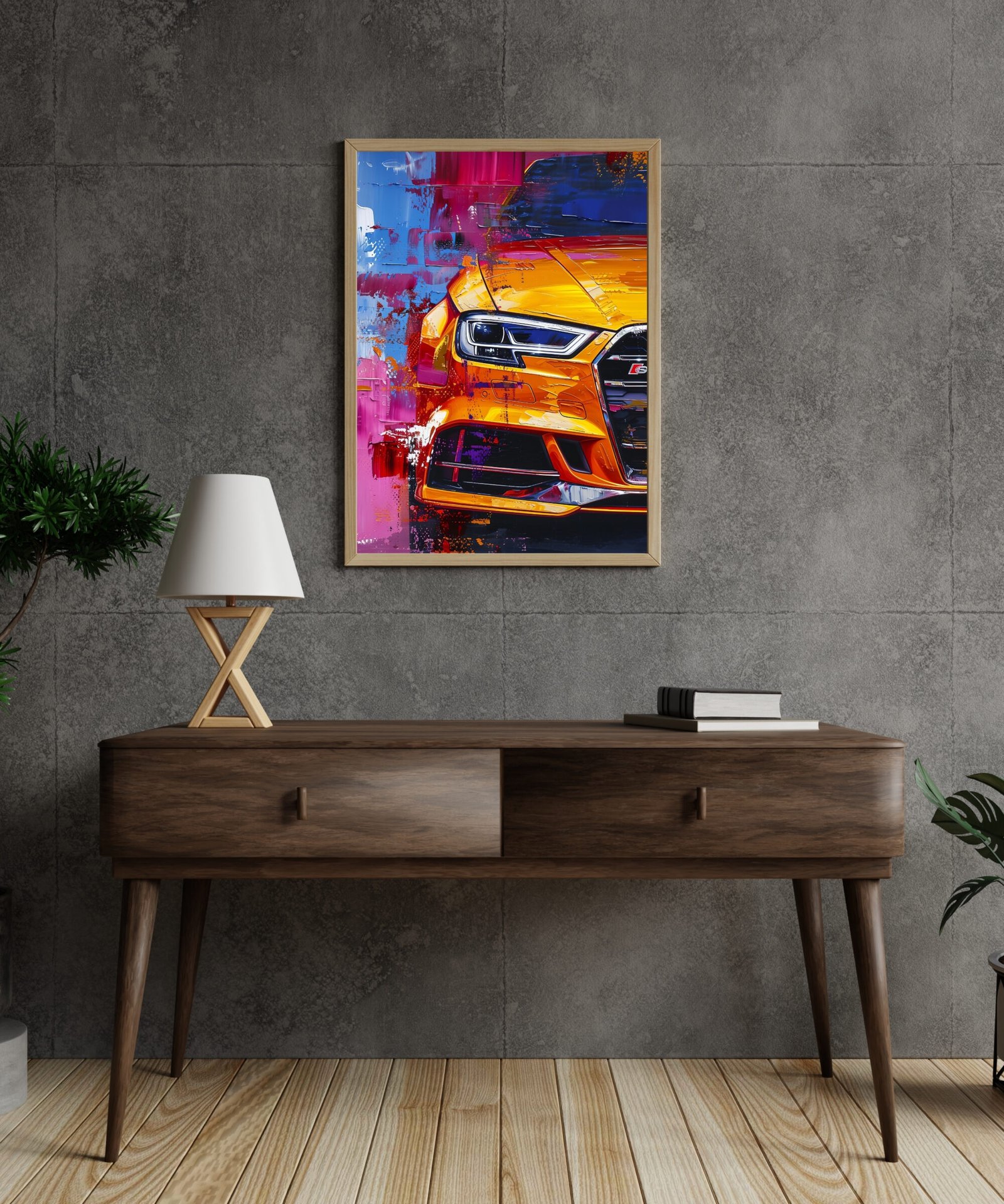Sunset Flare: Audi S3 Art Print - Image 4