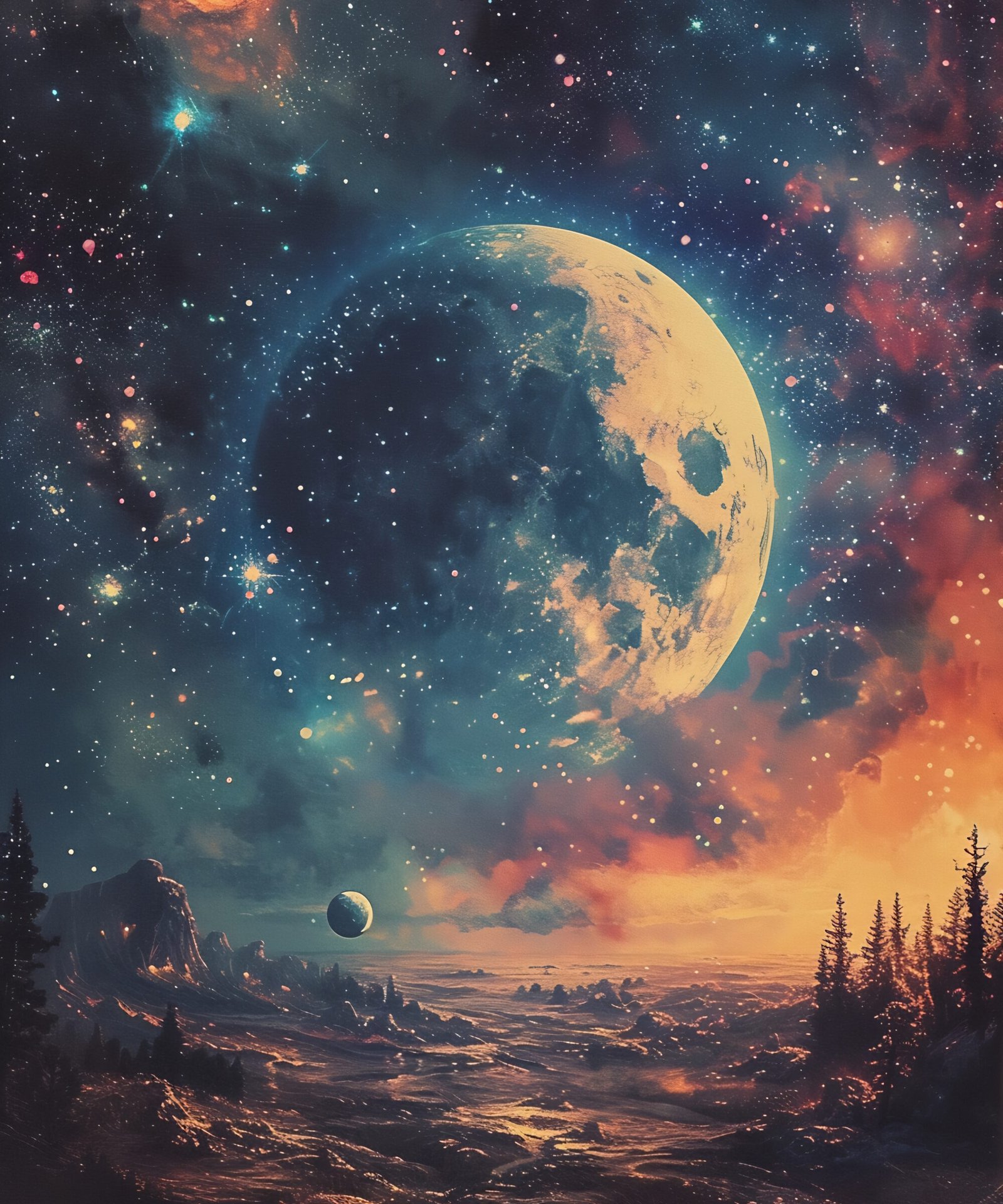 Celestial Vista: An Alien Horizon