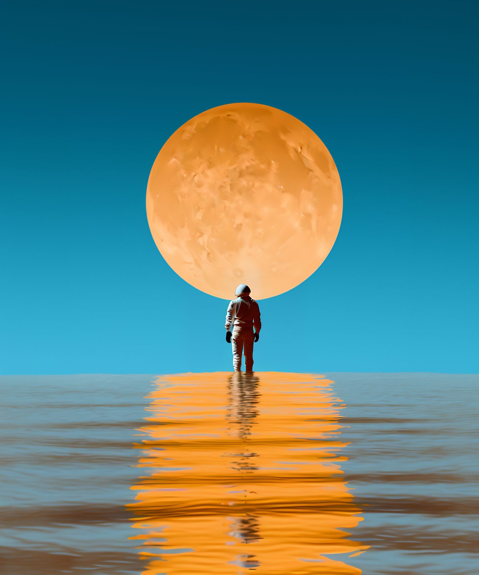 Orange Moon: The Shore of Tranquility