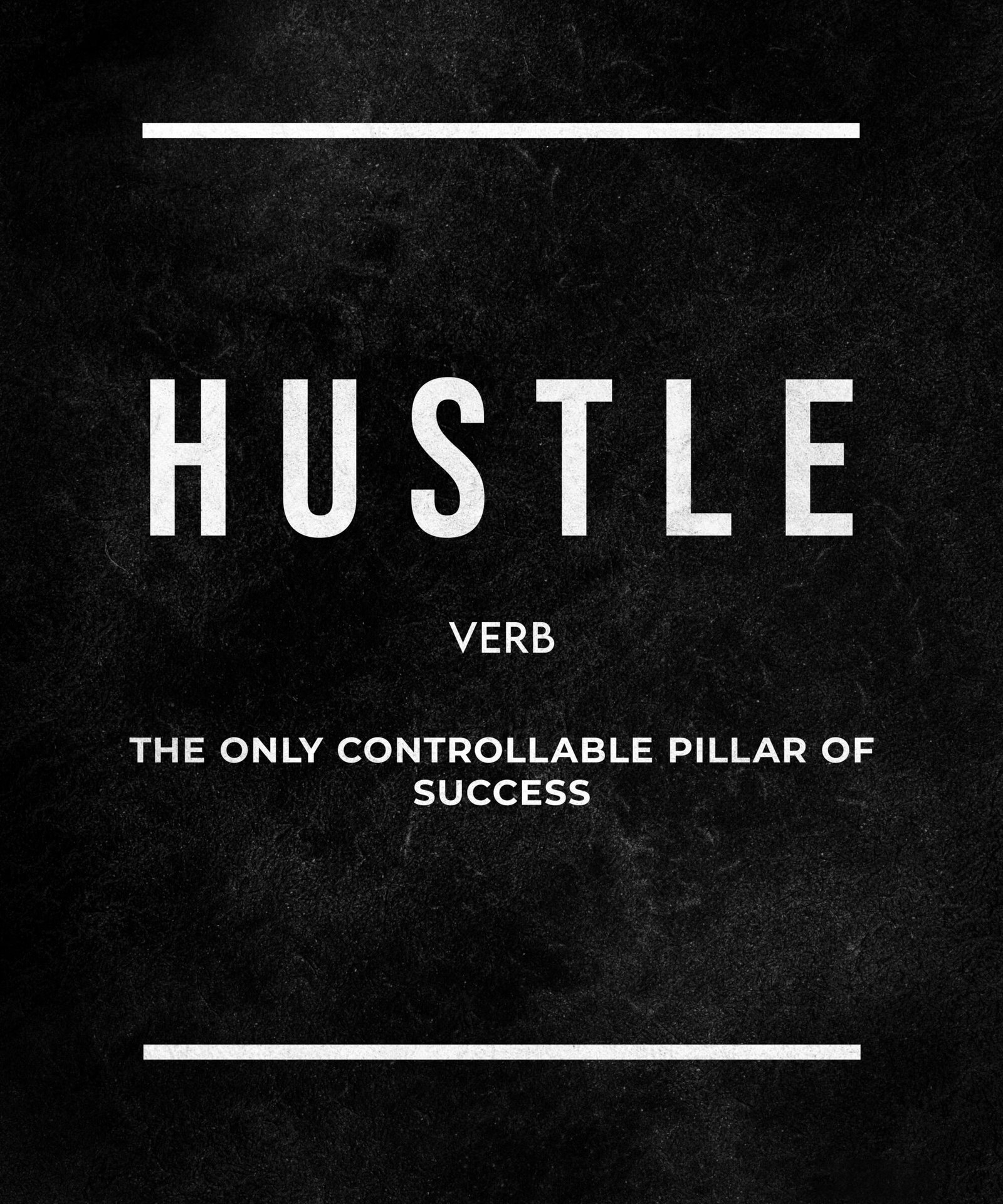 "Hustle" Definition Art Print