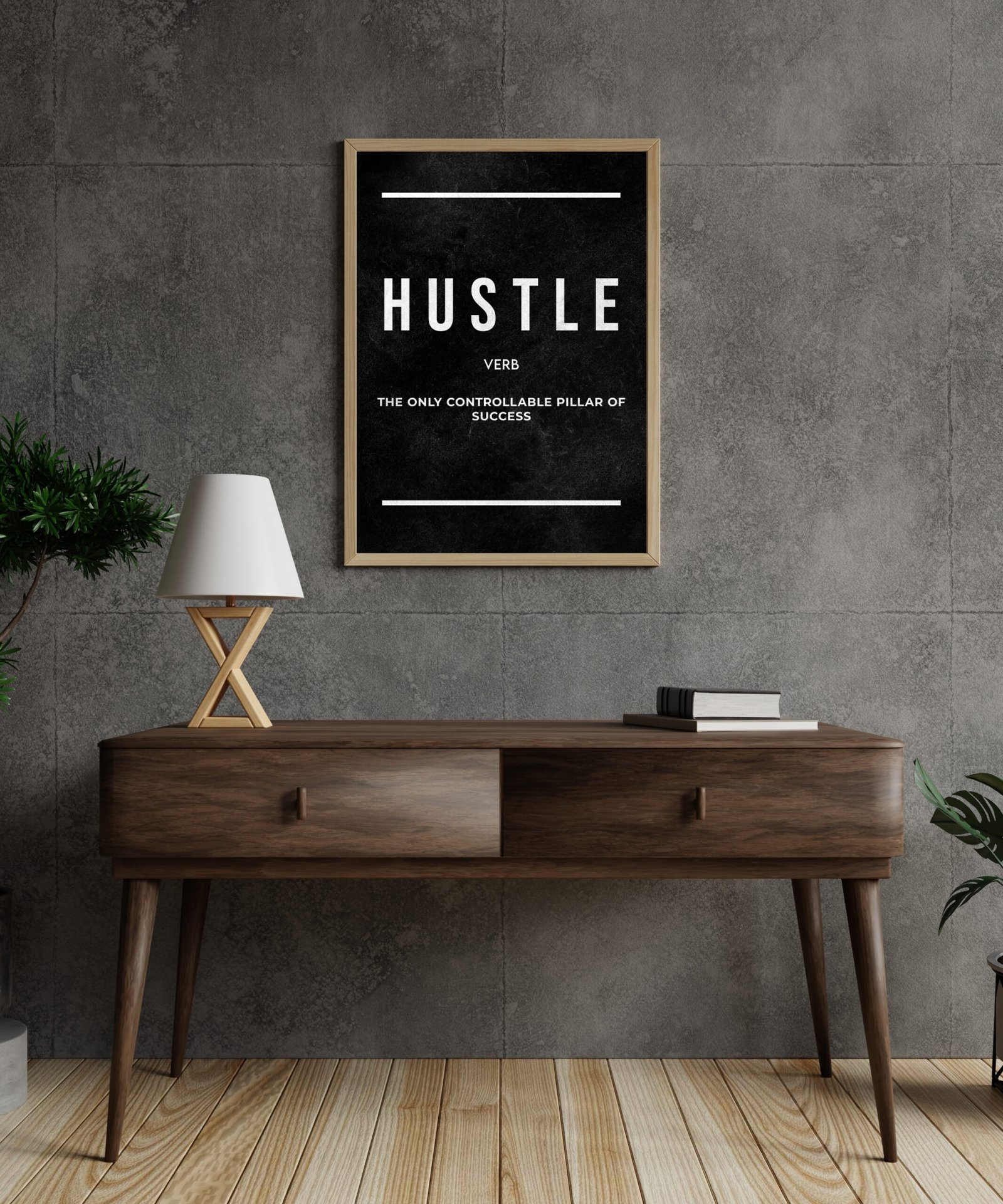"Hustle" Definition Art Print - Image 4